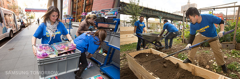 Samsung Employees Support Local Communities through Day of Service