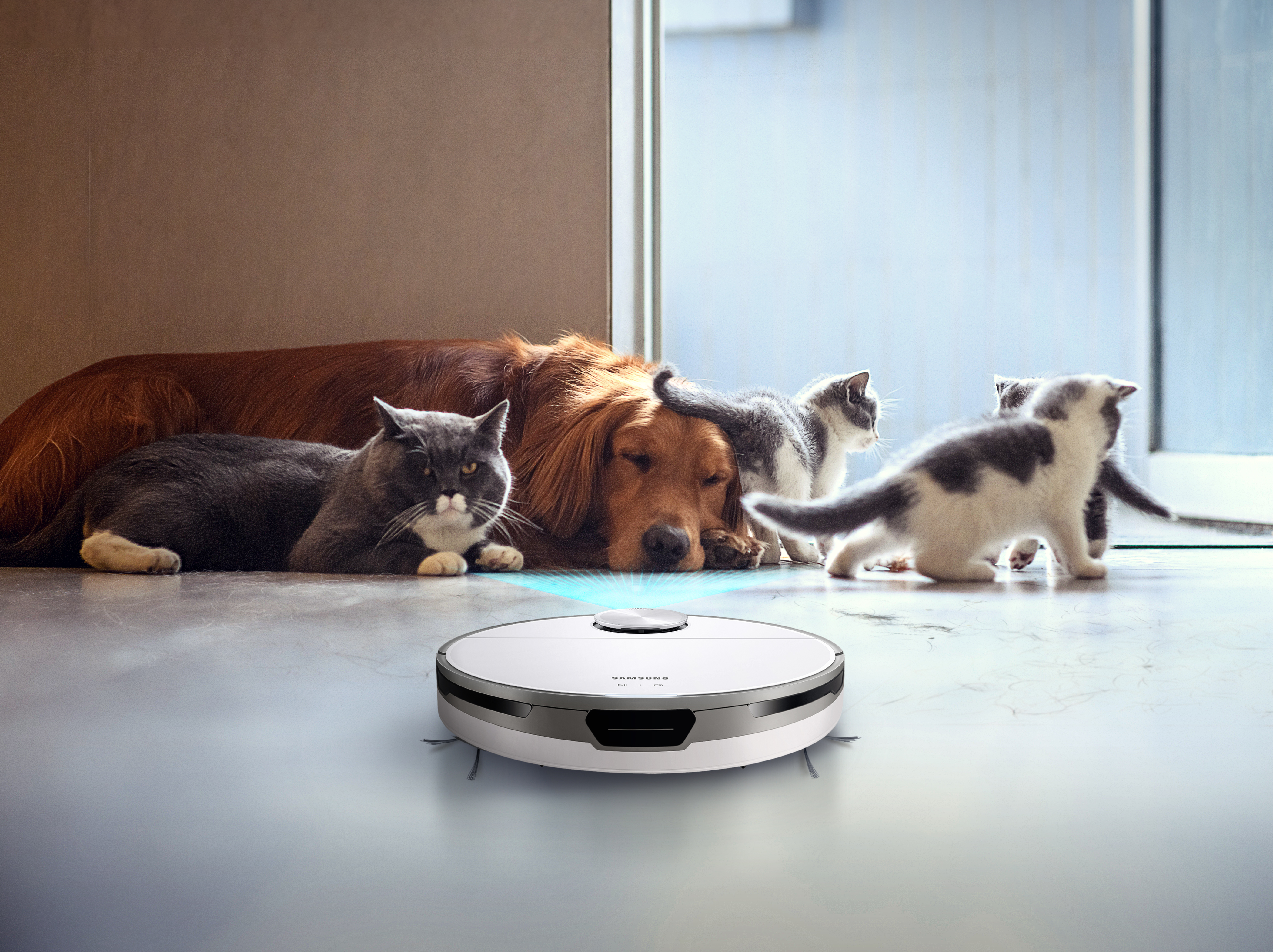 Aspiradora Aspirador Robot Inteligente Con WIFI Recoger Pelos De Mascotas  US NEW