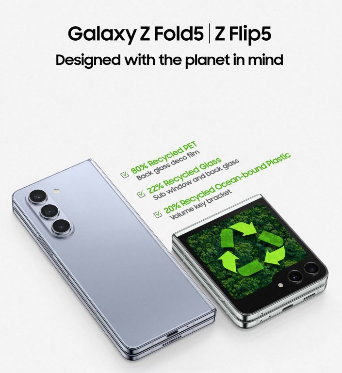 Samsung Galaxy Z Flip5 y Galaxy Z Fold5: precio y características