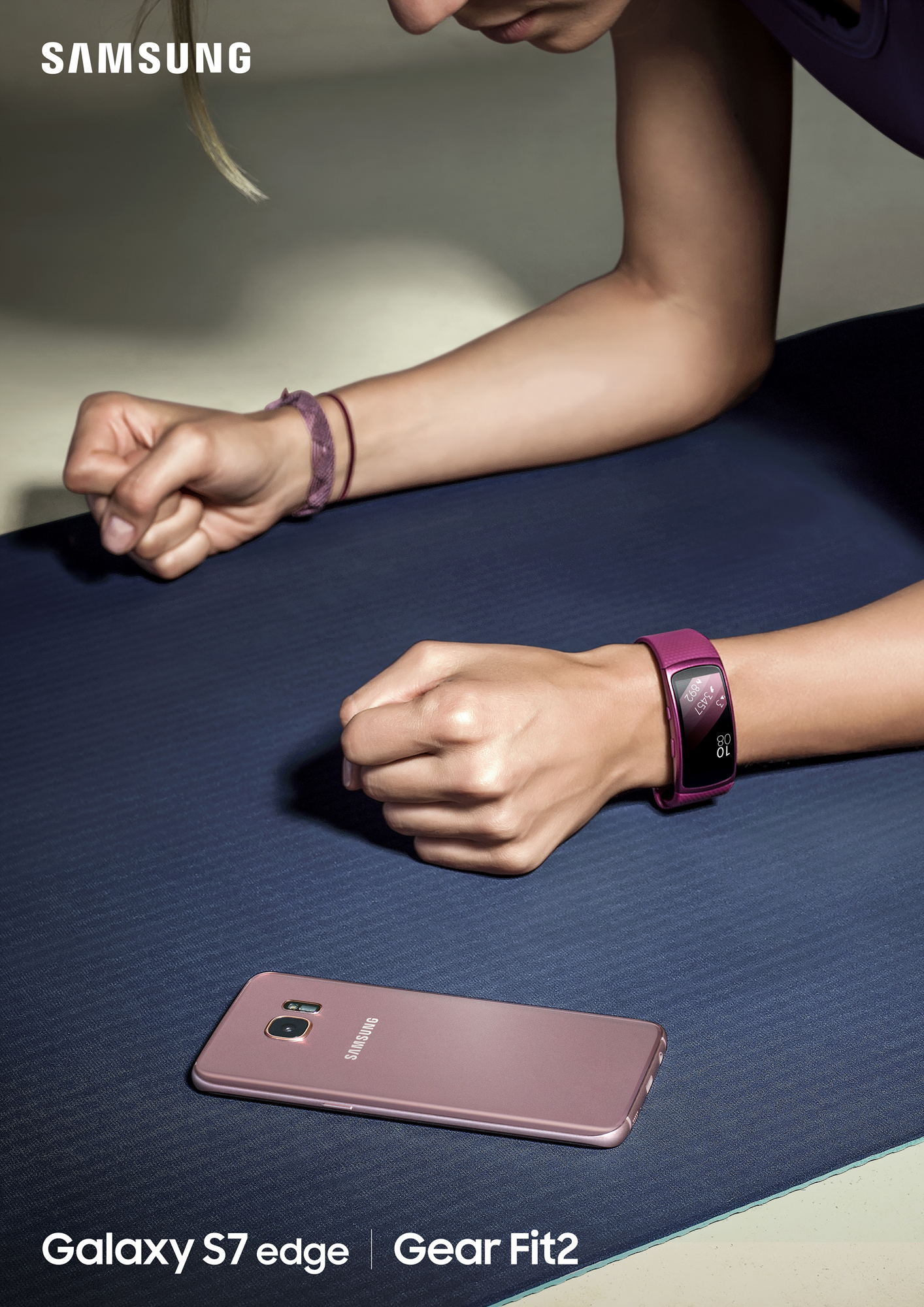 Samsung gear fit hot sale 2 pink large