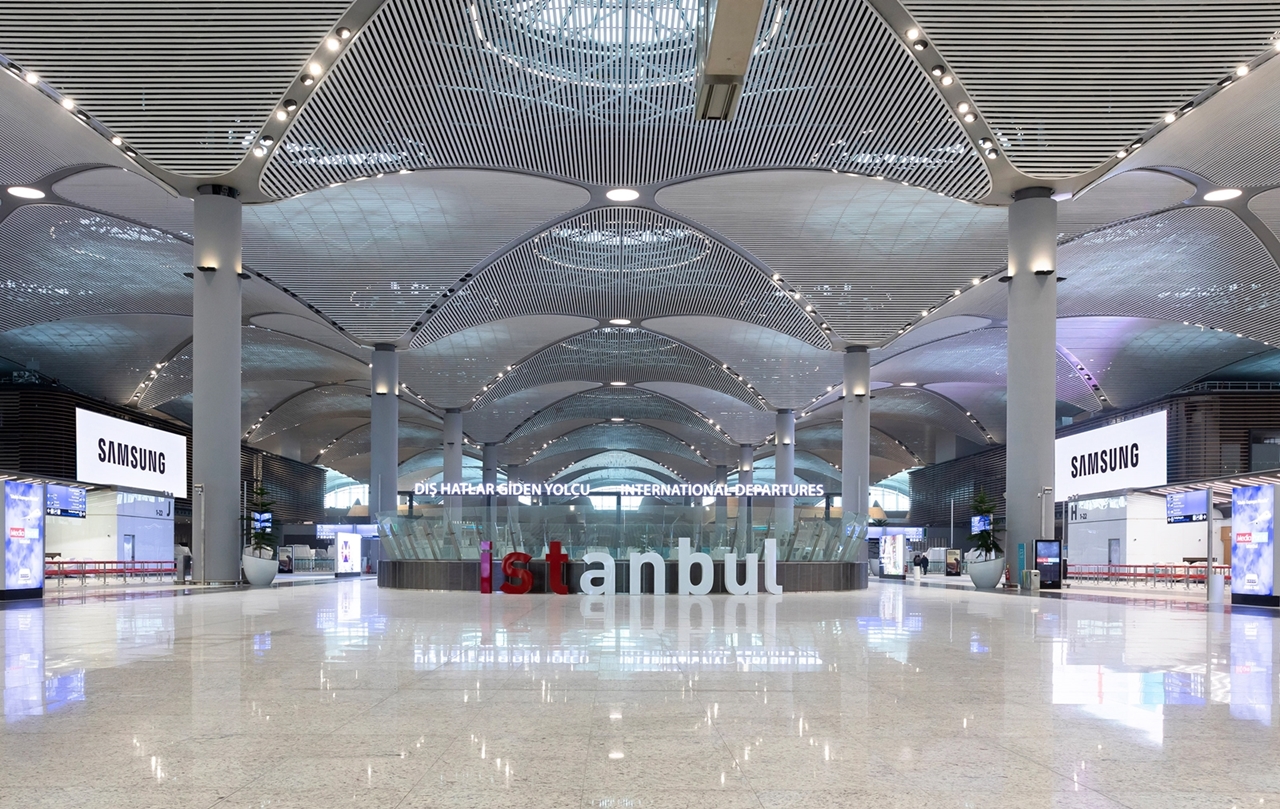 Inside New Istanbul Airport - the Largest Airport Terminal - The