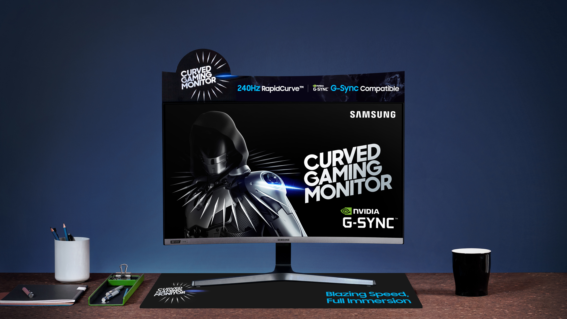 Samsung Introduces 240Hz G Sync Compatible Curved Gaming Monitor